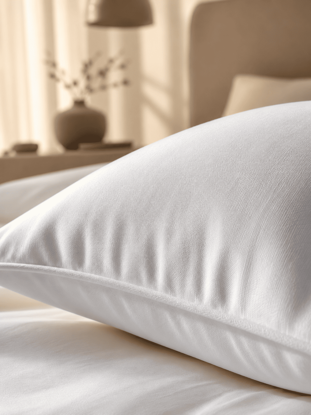 Custom-sized MildMate pillow protector fitting various luxury pillow shapes