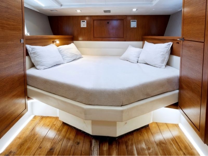 Marine & Yacht bedding on boat